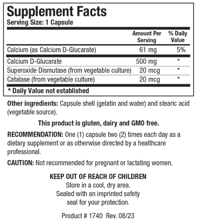 Ca D-Glucarate