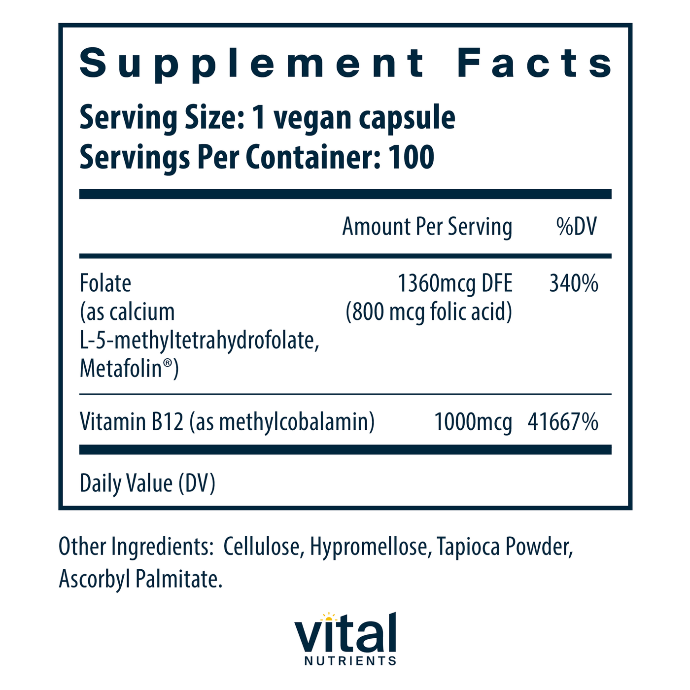 B-12 / Methyl Folate  Curated Wellness