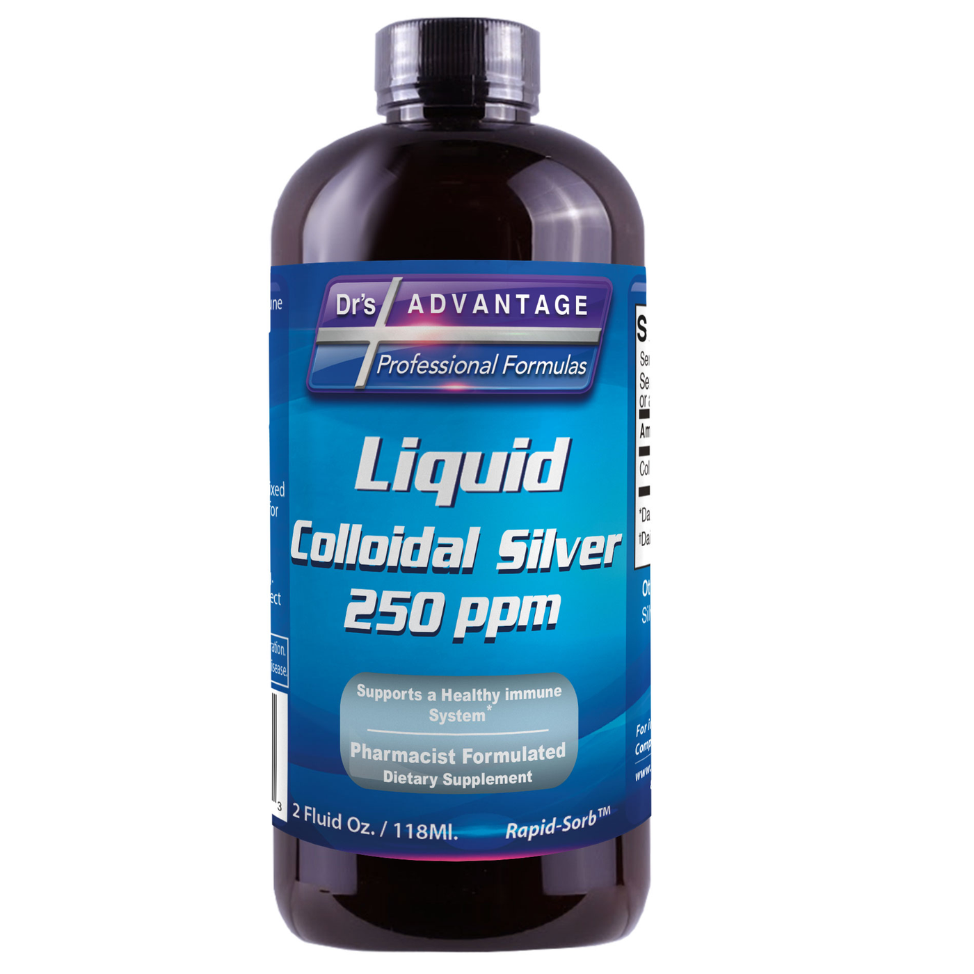 Colloidal Silver 250 ppm  Curated Wellness