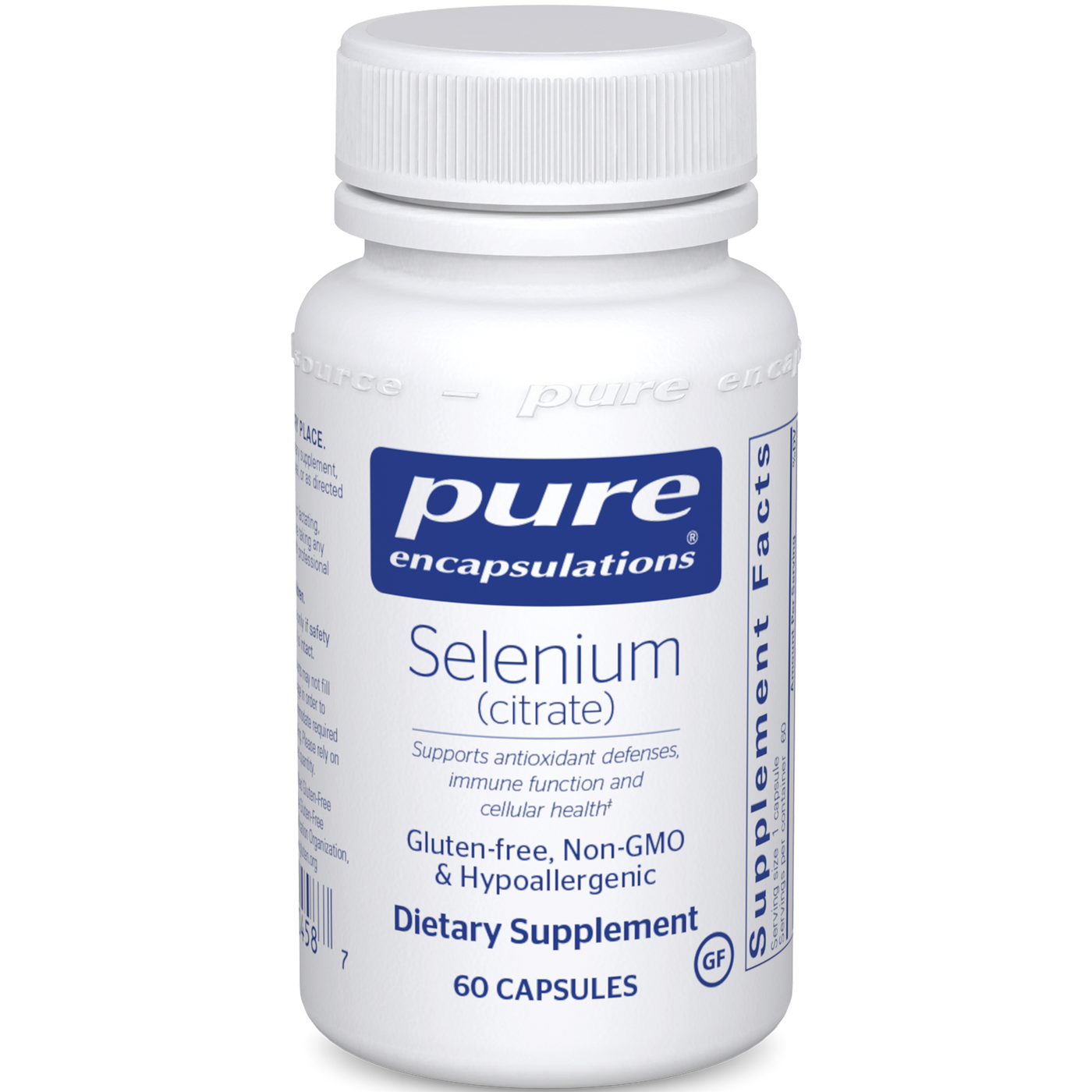 Selenium (citrate) 200 mcg 60 vcaps Curated Wellness