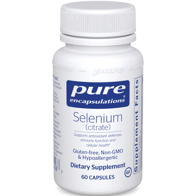 Selenium (citrate) 200 mcg 60 vcaps Curated Wellness