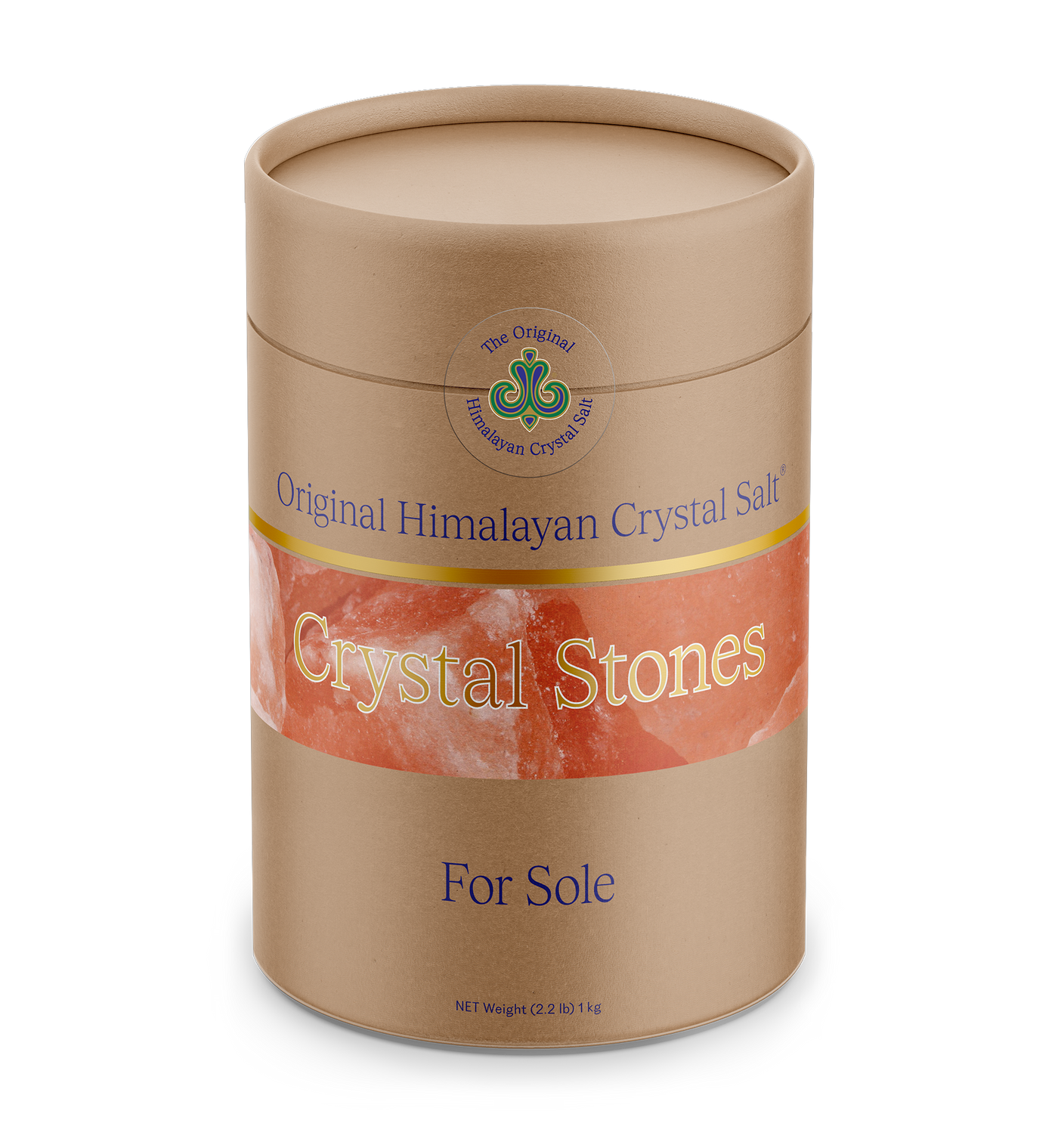 Himalayan Crystal Salt Stones Sole 2.2lb Curated Wellness