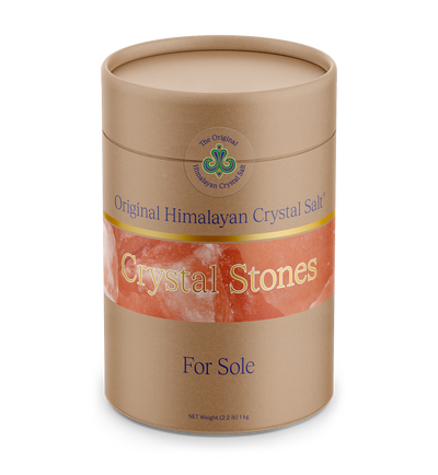 Himalayan Crystal Salt Stones Sole 2.2lb Curated Wellness