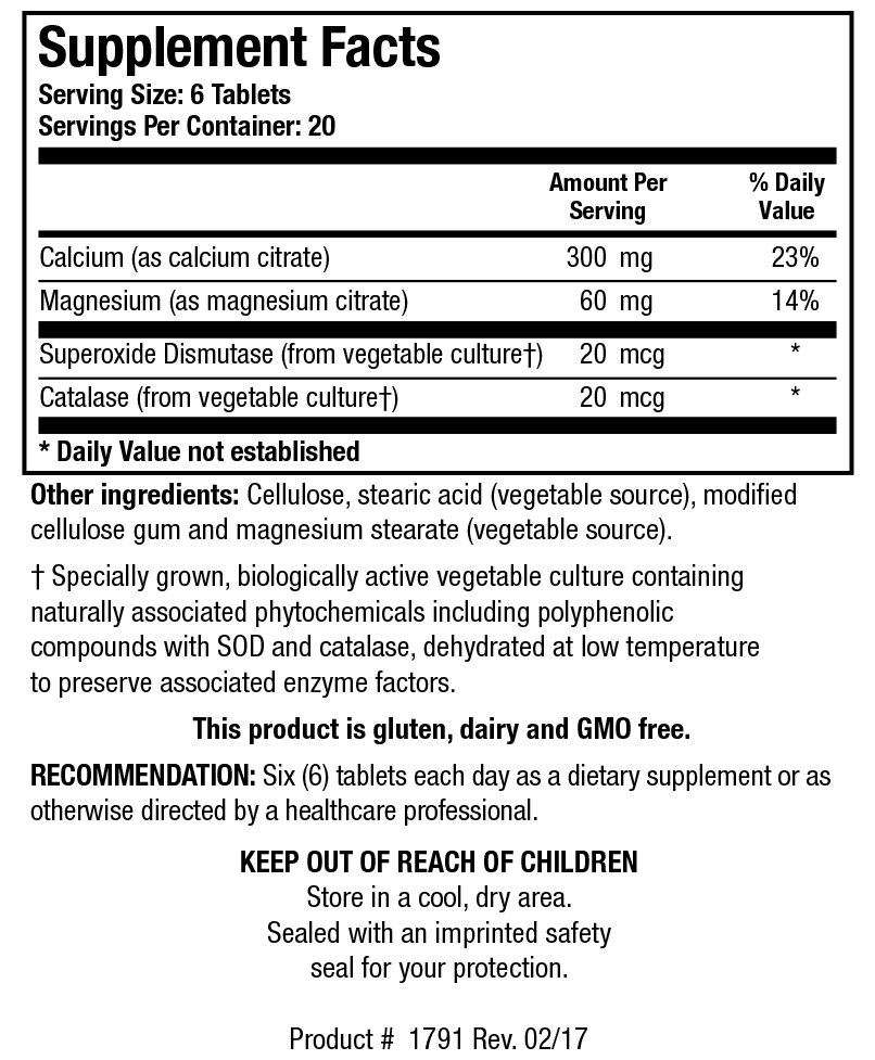 Ca/Mg-Zyme™ (Ca & Mg)