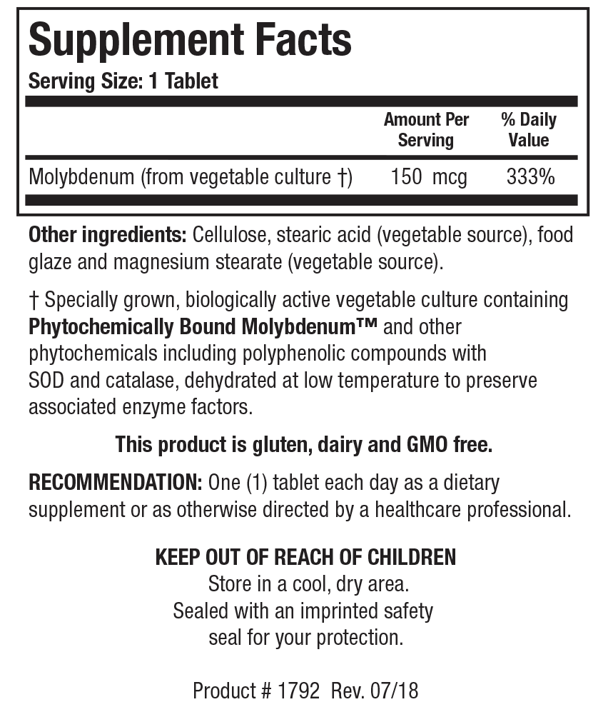 Mo-Zyme Forte™ (Molybdenum)