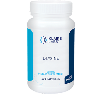 L-Lysine 500 mg 100 caps Curated Wellness