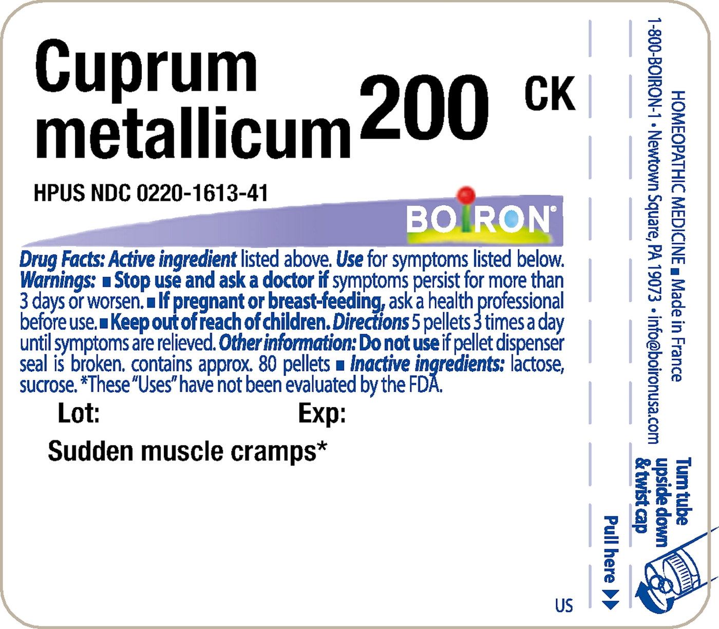 Cuprum metallicum 200CK 80 plts Curated Wellness