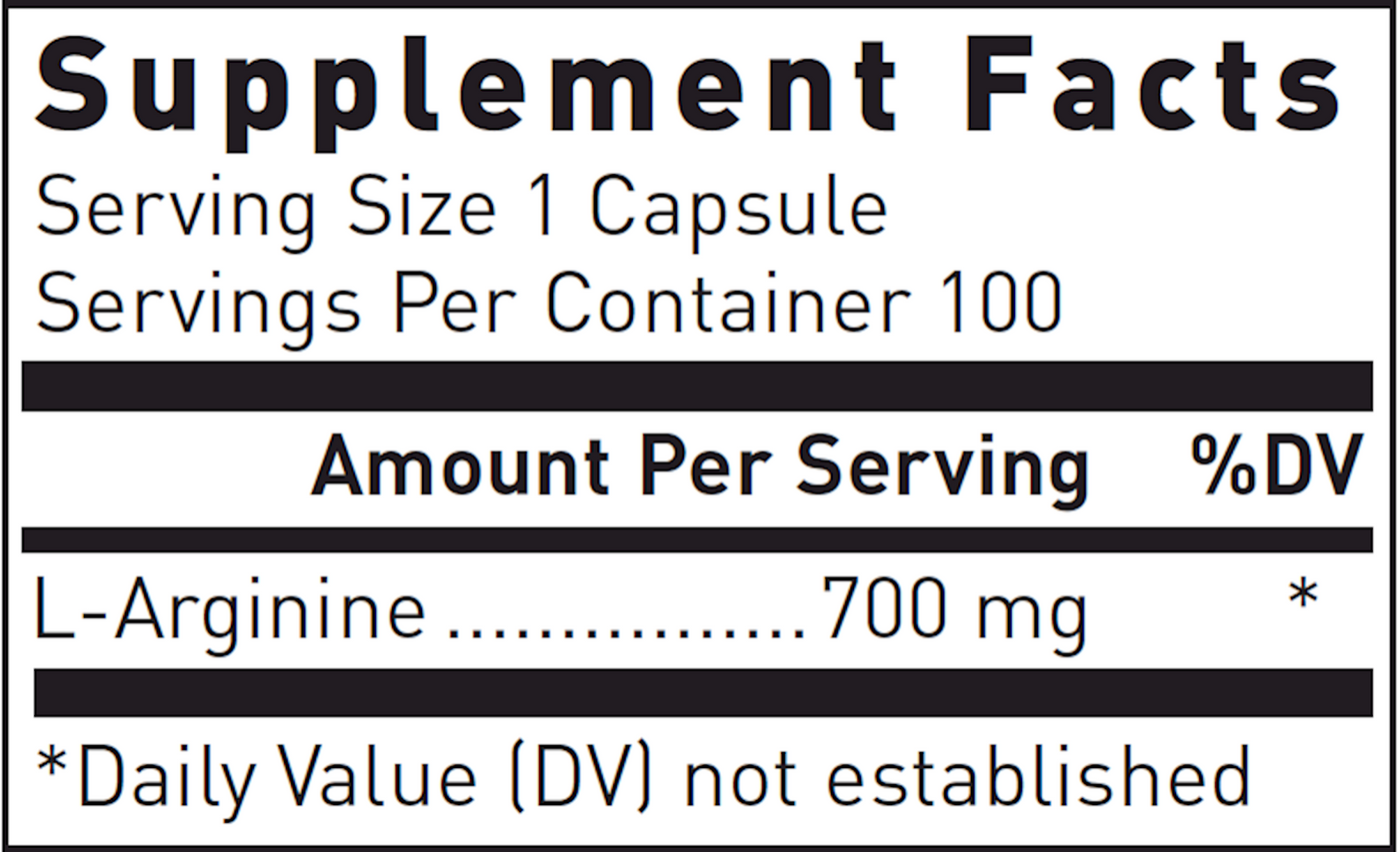 L-Arginine 700 mg  Curated Wellness