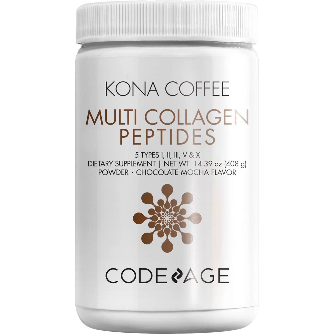 Multi Collagen Peptide Pwdr Kona 14.39oz Curated Wellness