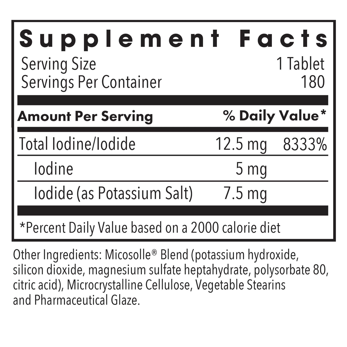 Iodoral 12.5 mg  Curated Wellness