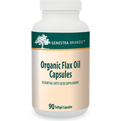 Organic Flax Oil Capsules 90 gels Curated Wellness