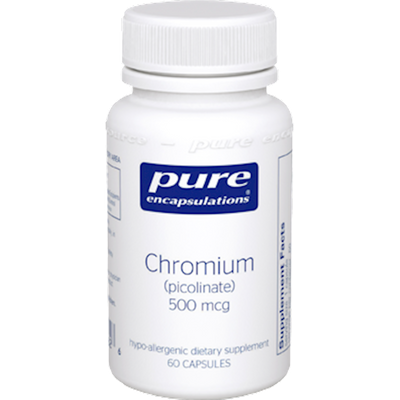 Chromium (picolinate) 500 mcg 60 vcaps Curated Wellness