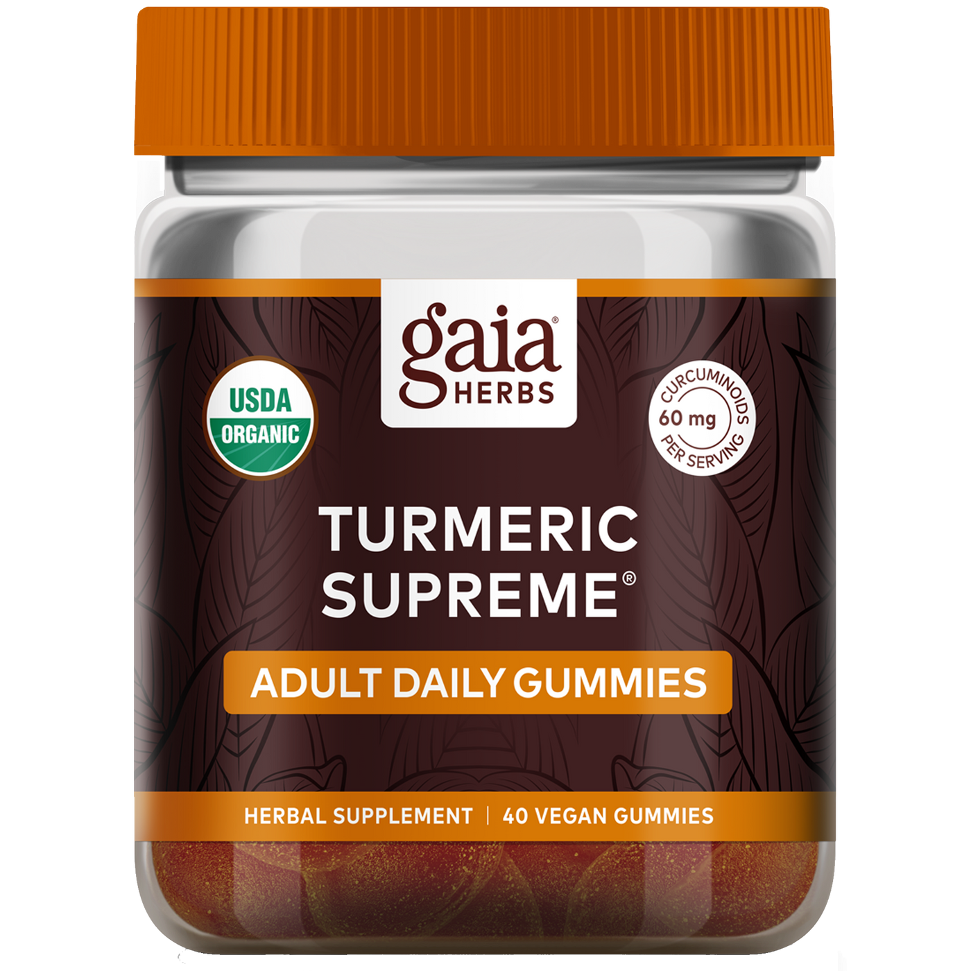Turmeric Supreme Adult Daily 40 gummies Curated Wellness
