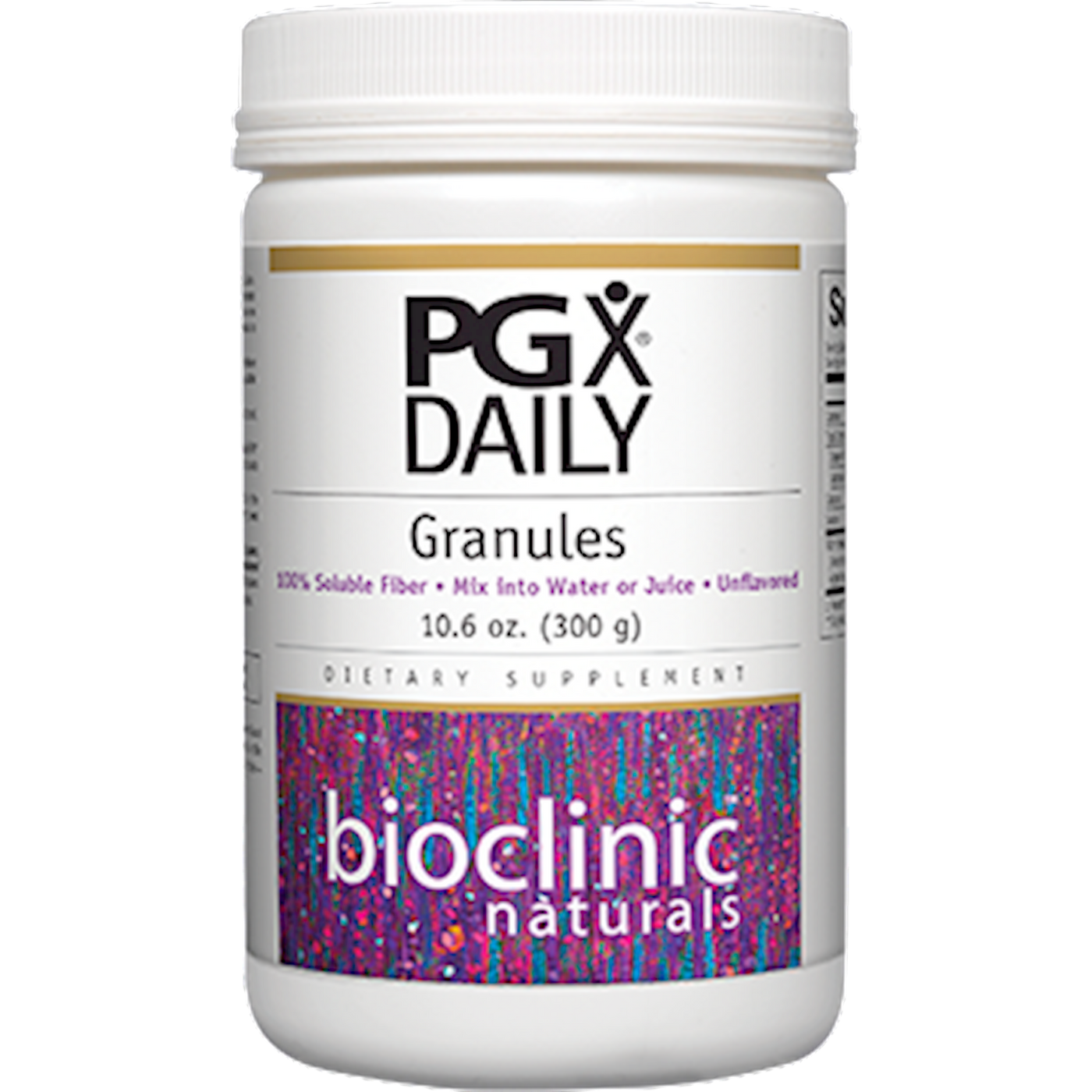 PGX Granules Fiber Unflavored 300 g Curated Wellness
