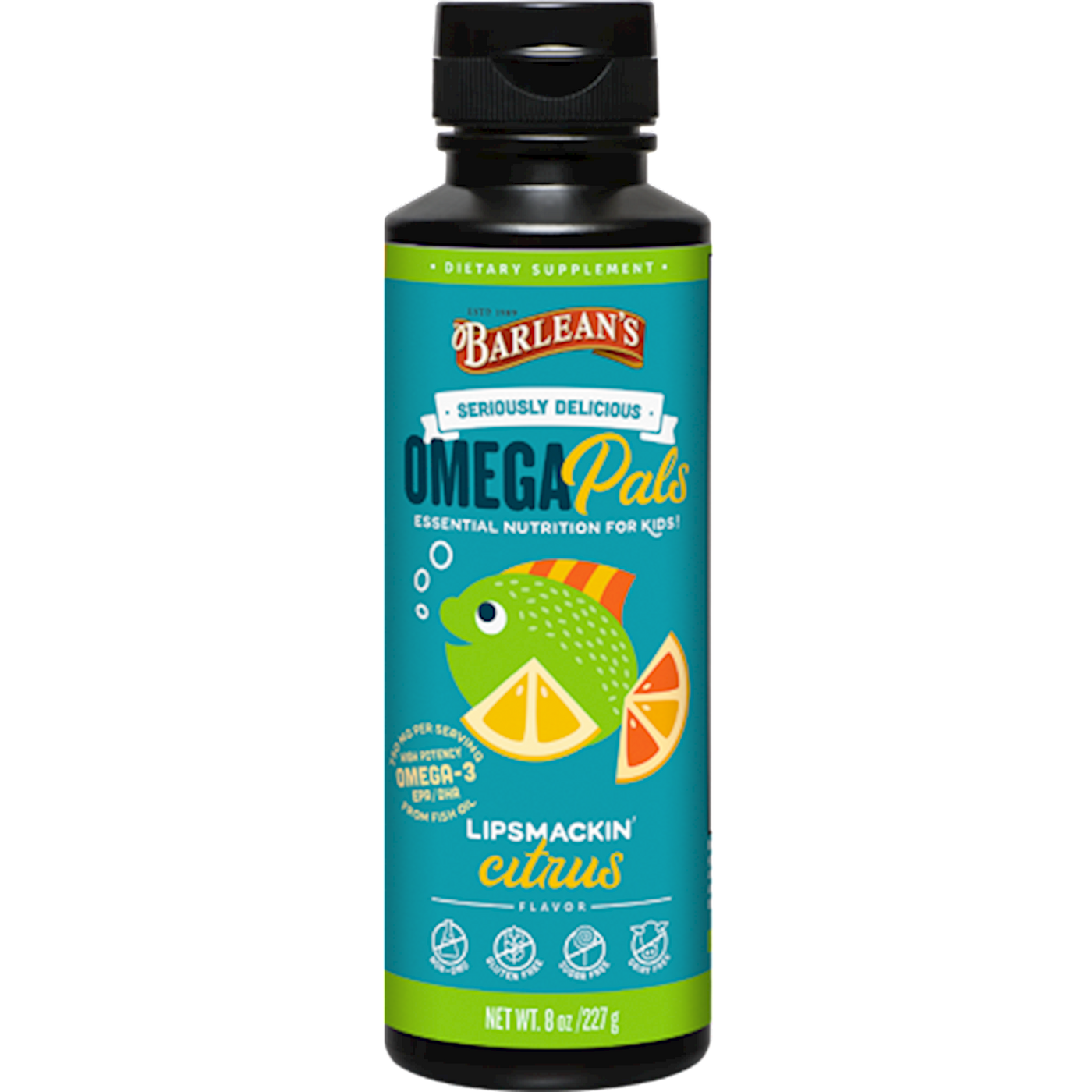 Omega Pals Citrus Fish Oil  Curated Wellness