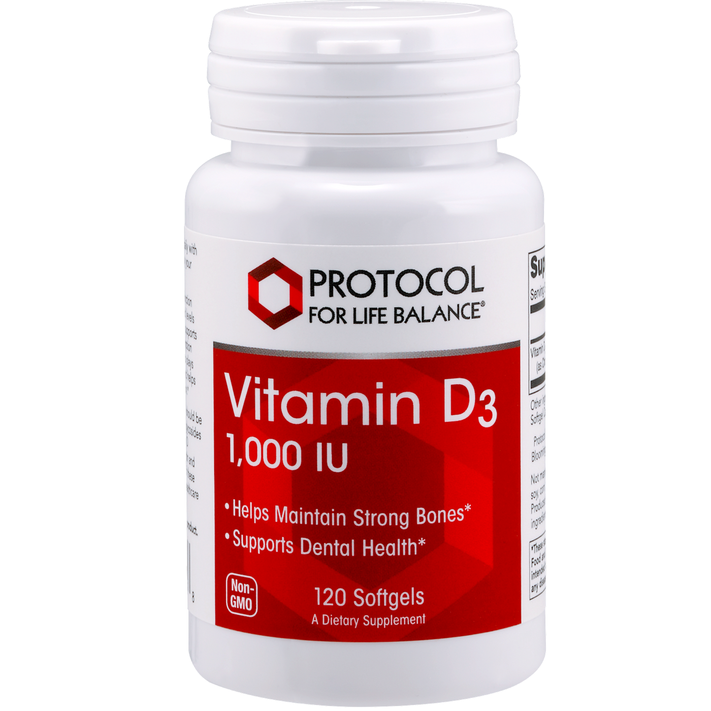 Vitamin D3 1000 IU 120 gels Curated Wellness