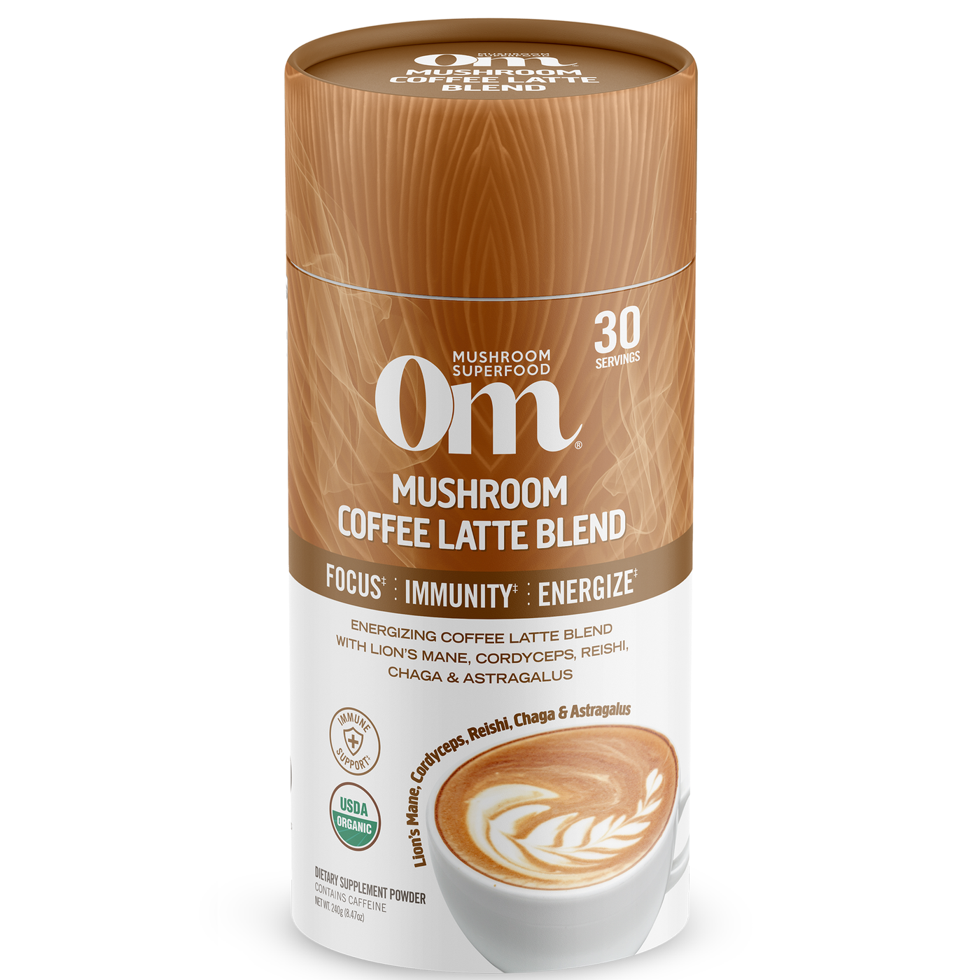 Mushroom Coffee Latte Blend  Curated Wellness