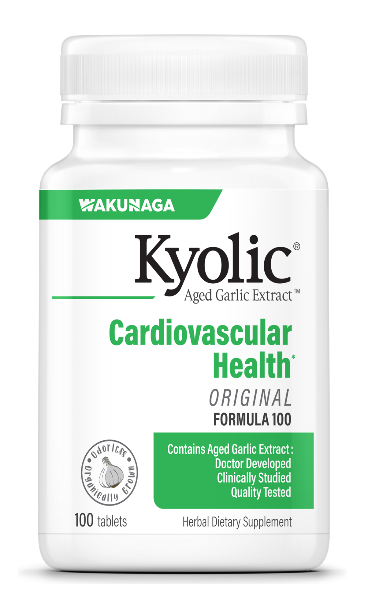 Kyolic Cardiovascular Form 100  Curated Wellness