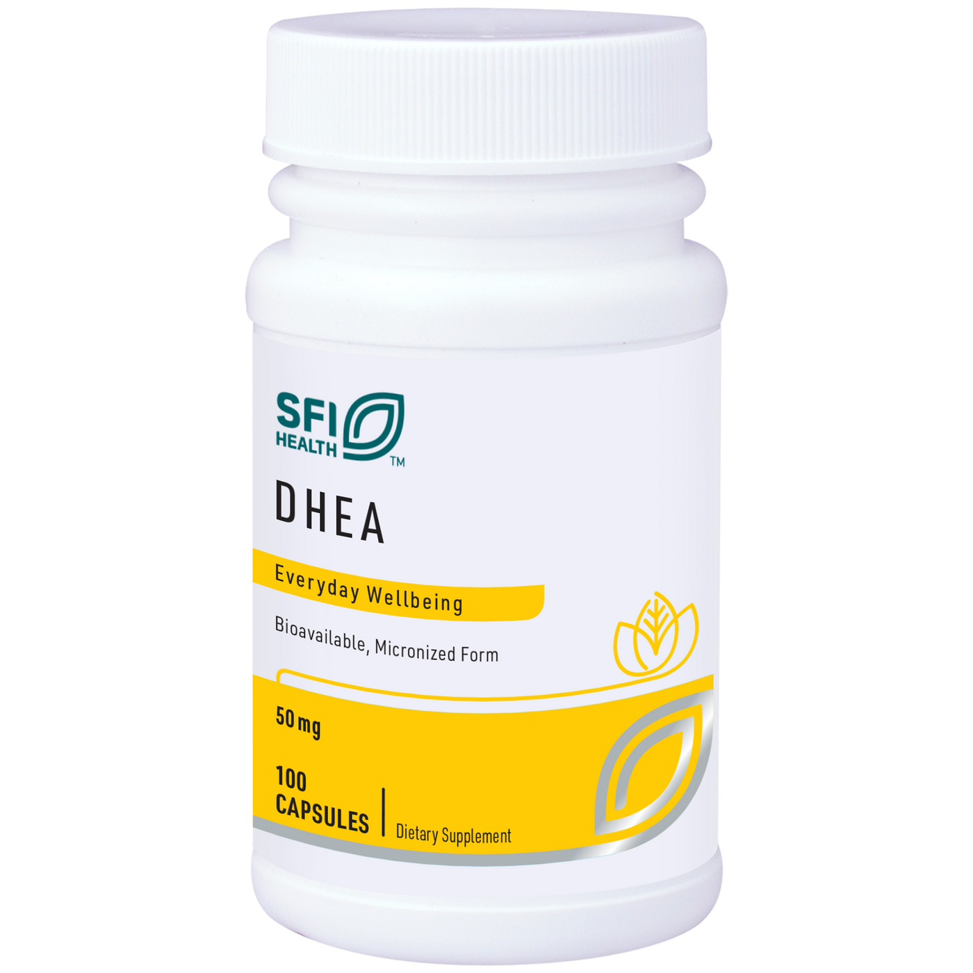 DHEA 50 mg 100 caps Curated Wellness