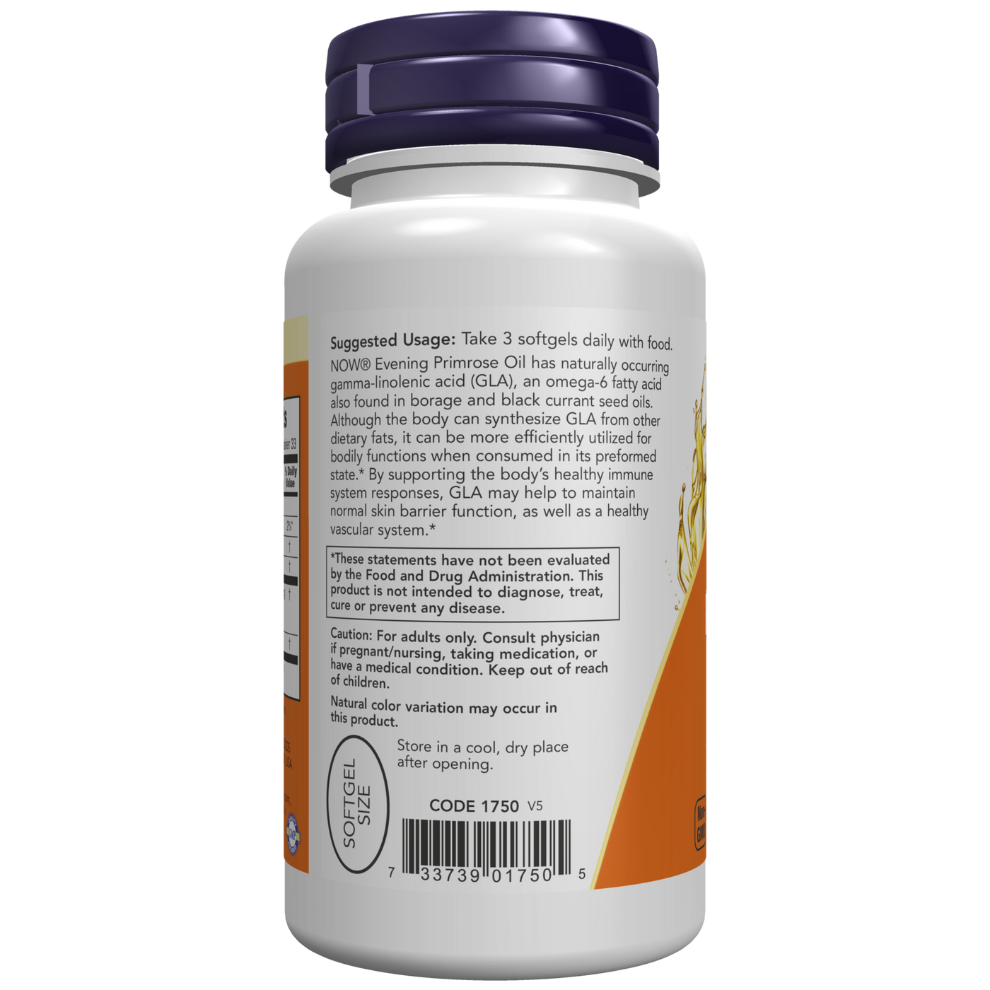 Evening Primrose Oil 500 mg  Curated Wellness