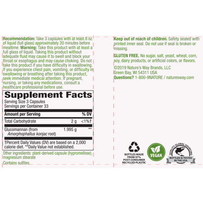 Glucomannan  665 mg Curated Wellness