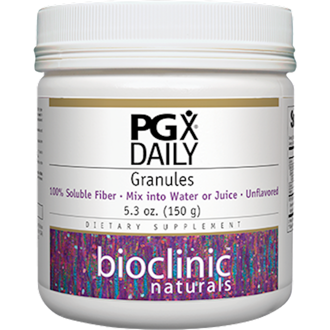 PGX Granules Fiber Unflavored 150 gms Curated Wellness