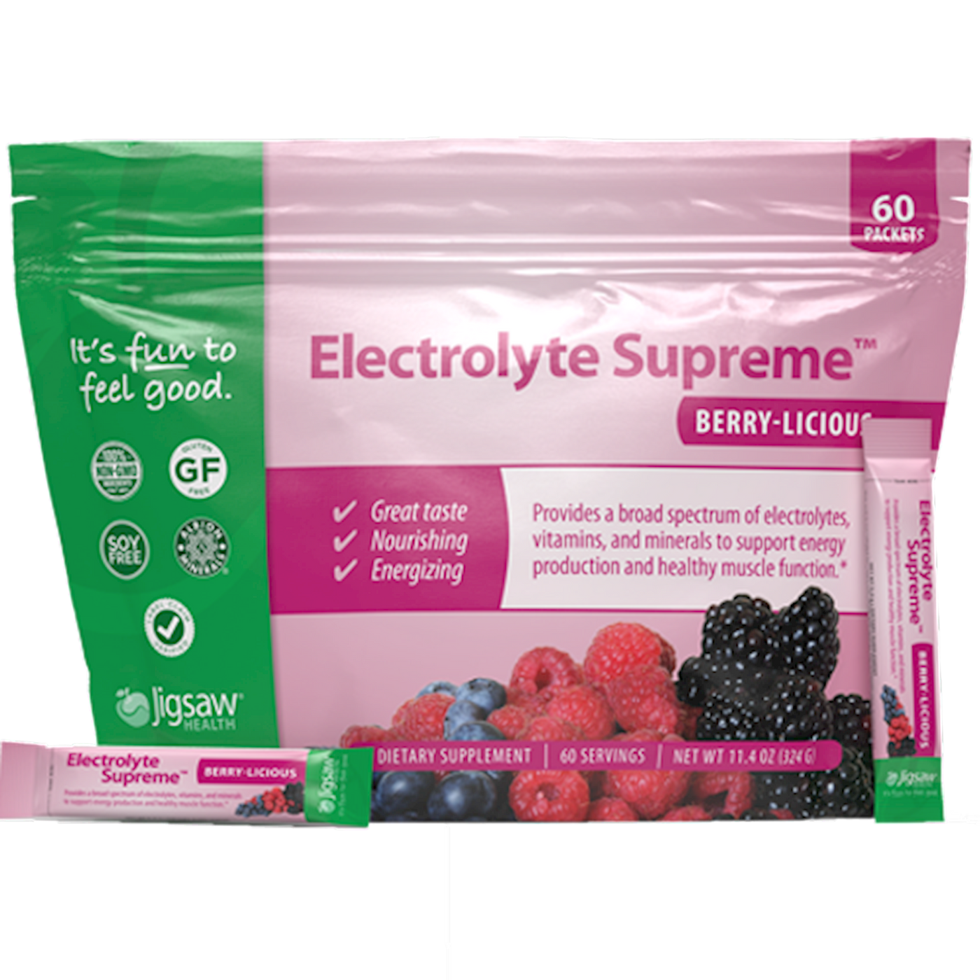 Elect Sup Berry-Licous 60 Packets Curated Wellness