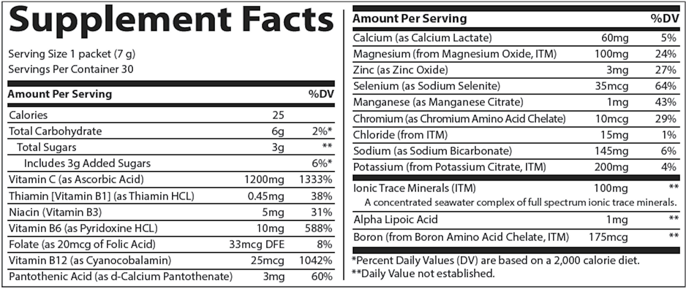 Elect Power Pak Mixed Berry 30 packets Curated Wellness