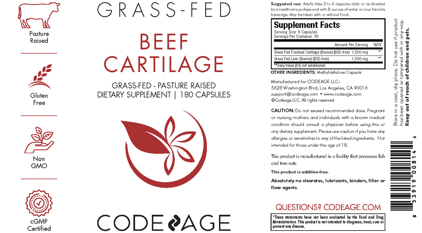 Cartilage Collagen Capsules  Curated Wellness