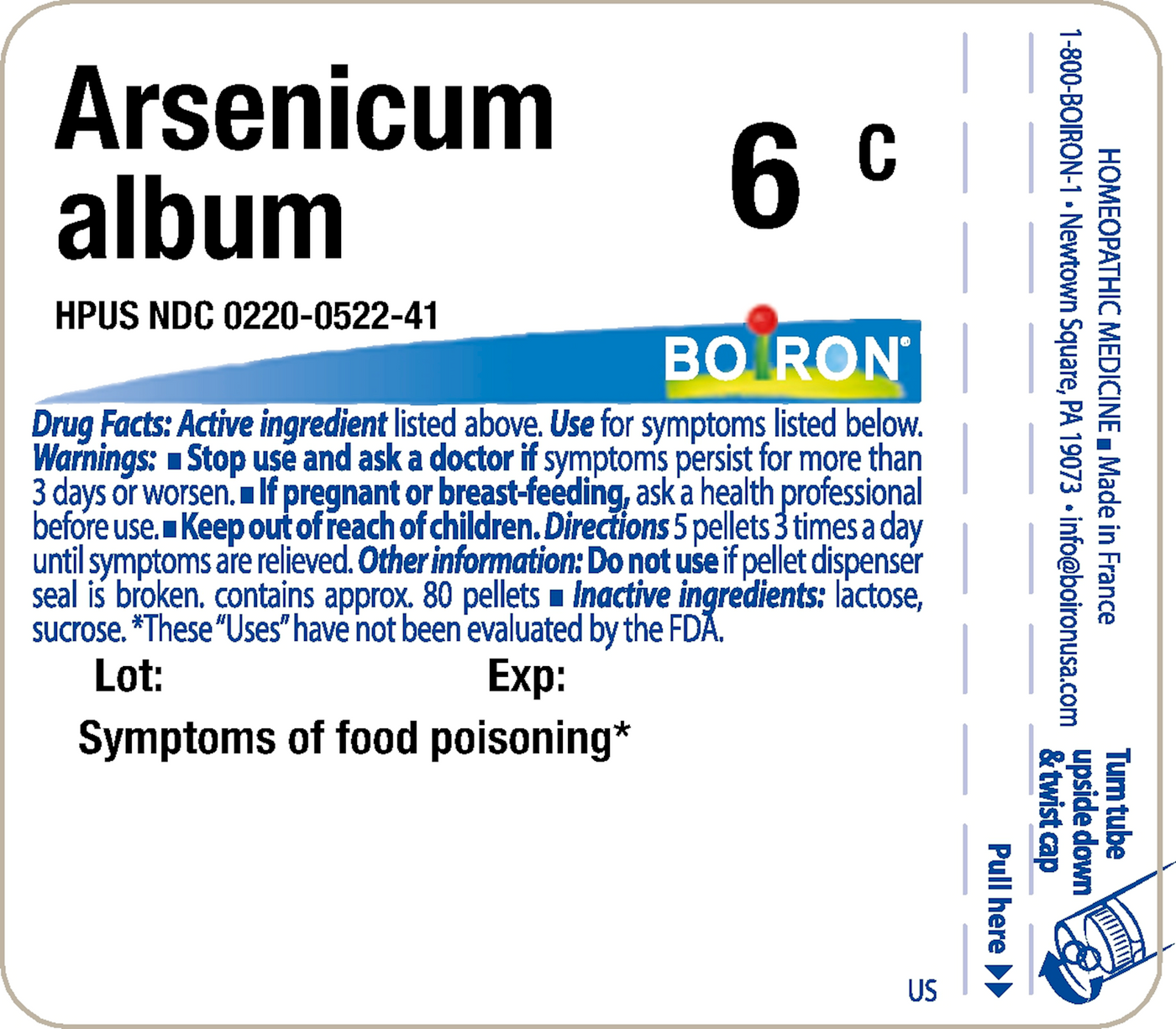 Arsenicum album 6C 80 plts Curated Wellness