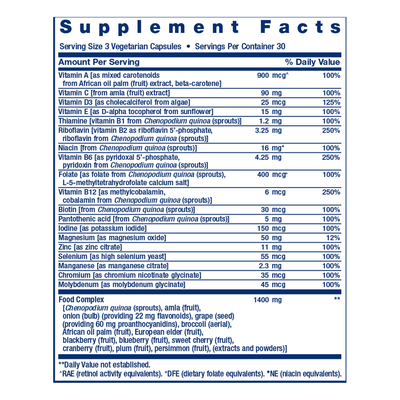 Plant‐Based Multivitamin  Curated Wellness