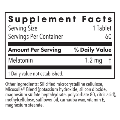 Slow Motion Melatonin 1.2mg  Curated Wellness