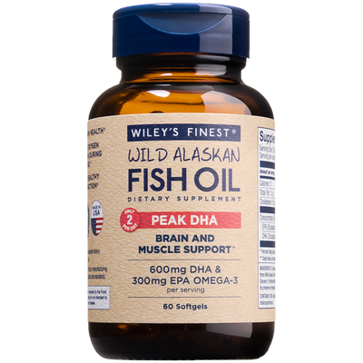 Wild Alaskan Fish Oil - Peak DHA 60 ct Curated Wellness