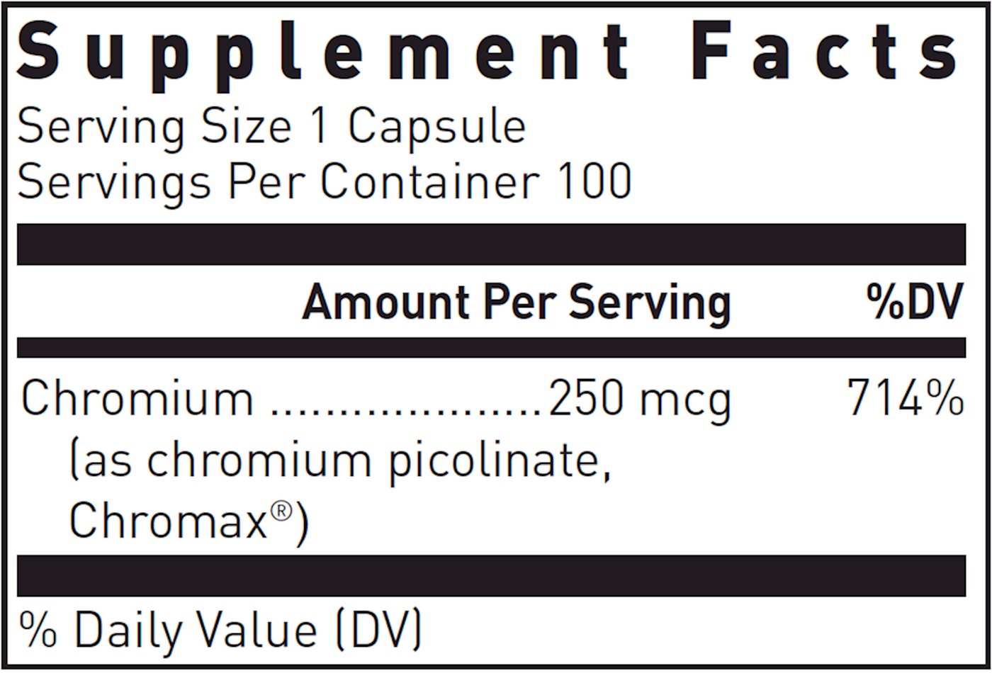 Chromium Picolinate 250 mcg  Curated Wellness