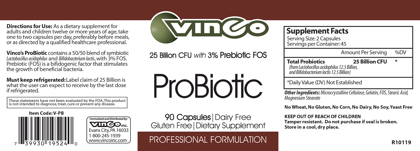 ProBiotic 25 Billion  Curated Wellness