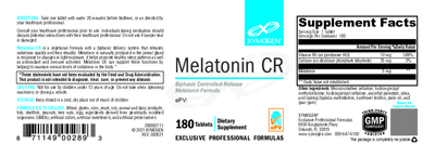 Melatonin CR 180 Tablets Curated Wellness