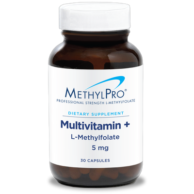 Multivitamin + 5mg L-Methylfolate 30c Curated Wellness