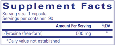 l-Tyrosine 90 caps Curated Wellness