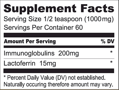 Bioactive Colostrum Powder ings Curated Wellness