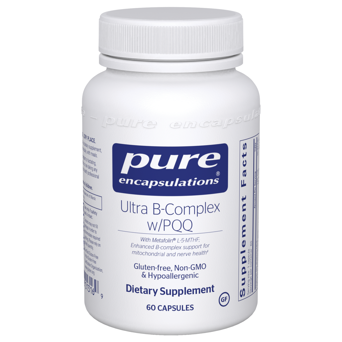 Ultra B-Complex w/ PQQ 60 vegcap Curated Wellness