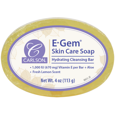 E-Gem Skin Care Soap 1 bar Curated Wellness