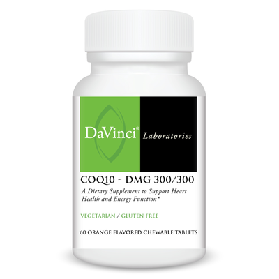 CoQ10 - DMG 300/300 Orange 60 chew Curated Wellness