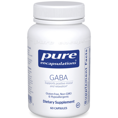 GABA 60 vcaps Curated Wellness