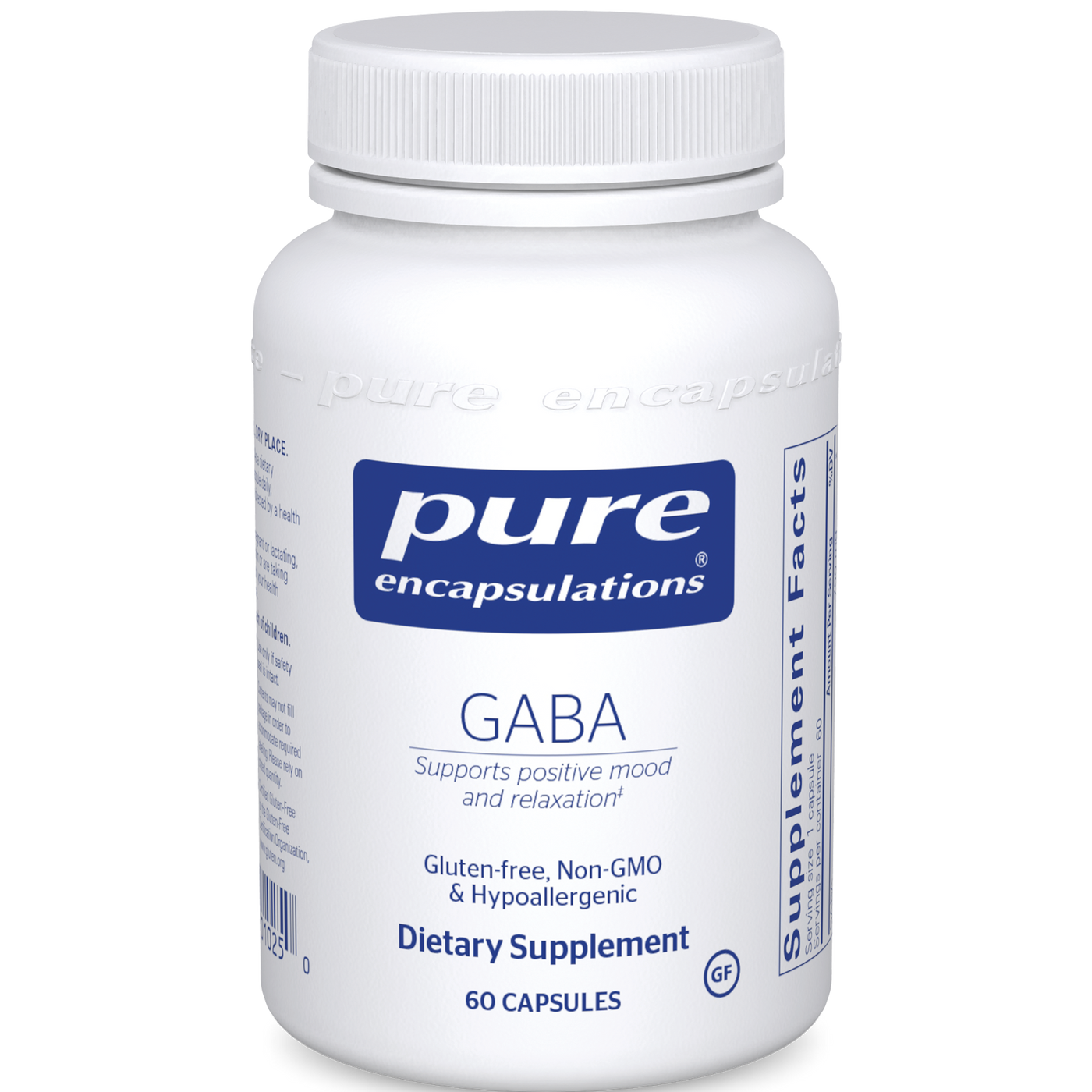 GABA 60 vcaps Curated Wellness