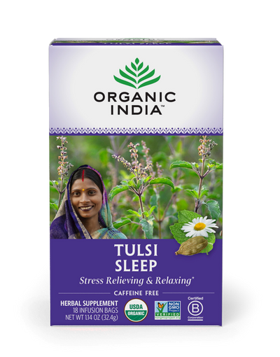 Tulsi Tea Sleep 18 tea bags Curated Wellness