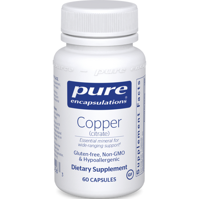 Copper (citrate) 60 vcaps Curated Wellness