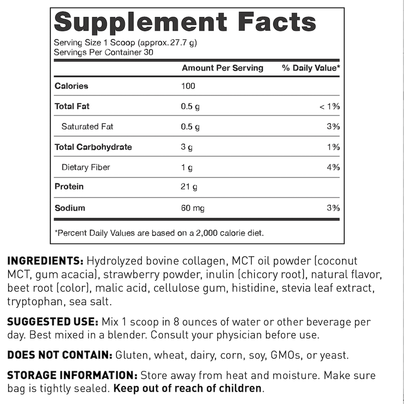 Myers Way® Paleo Protein Strwbry & Cream Curated Wellness