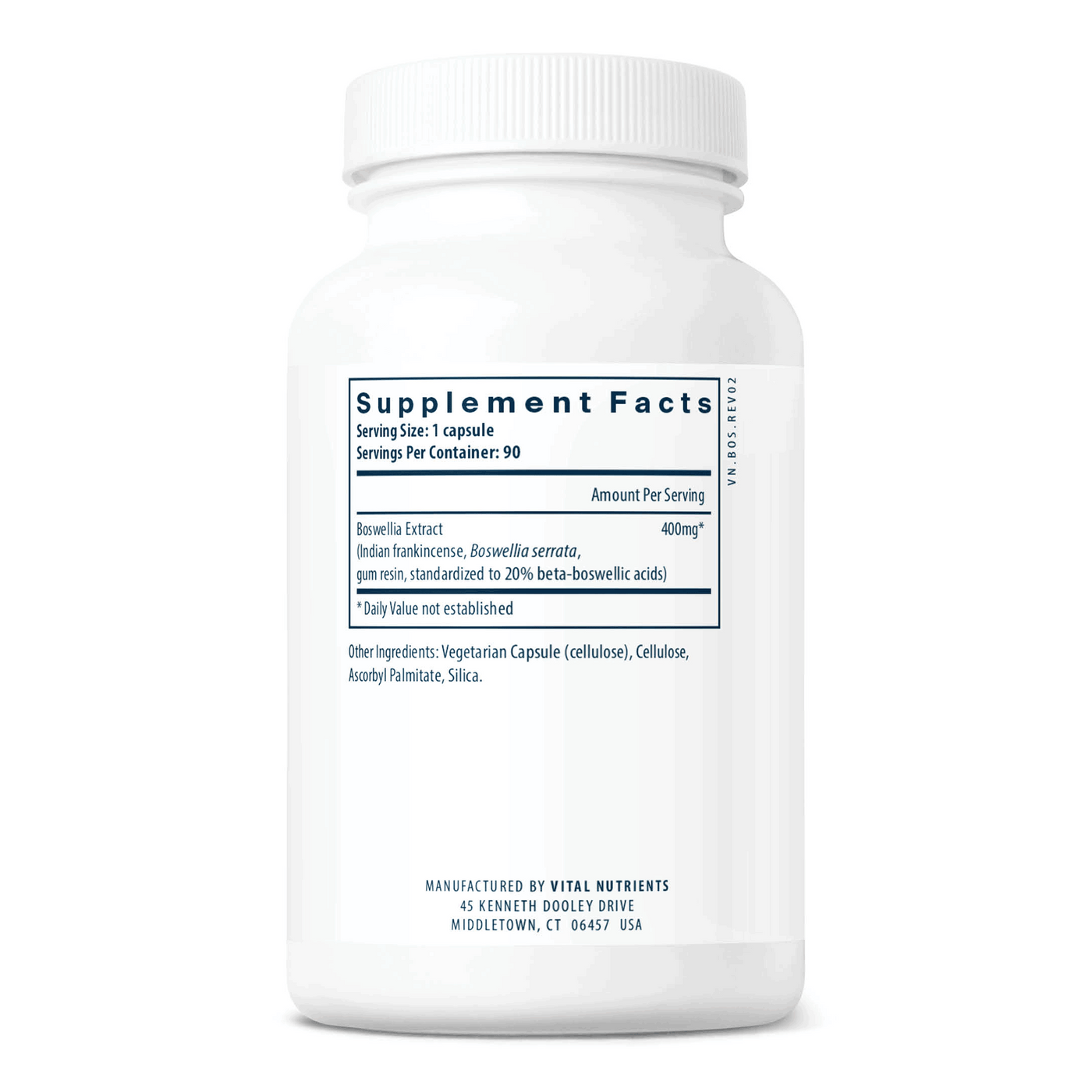 Boswellia Extract 400 mg  Curated Wellness
