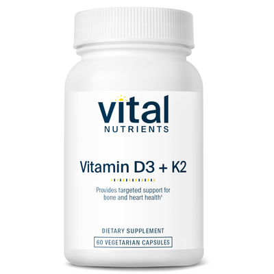 Vitamin D3 + K2 60c Curated Wellness