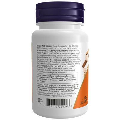 Probiotic-10 25 Billion 50 vcaps Curated Wellness